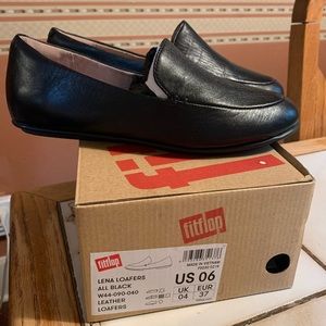 NIB Lena Leather Loafers from fitflop - size 6